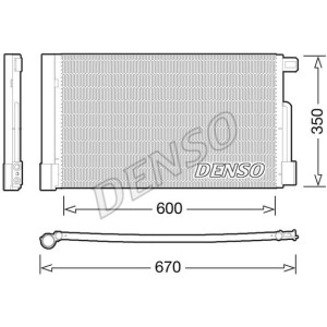 DENSO Kondensator, Klimaanlage DCN01004