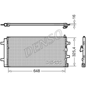 DENSO Kondensator, Klimaanlage DCN02040