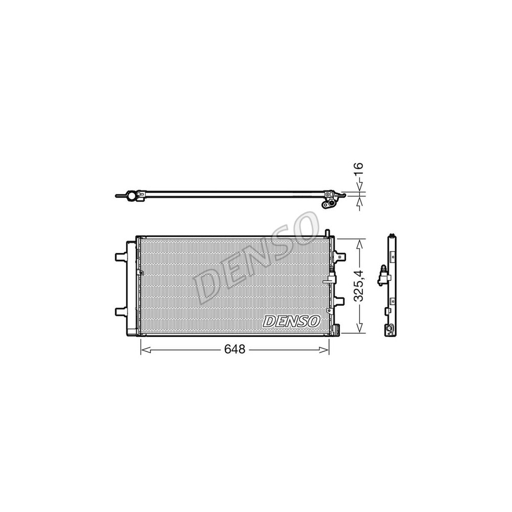 DENSO Kondensator, Klimaanlage DCN02040