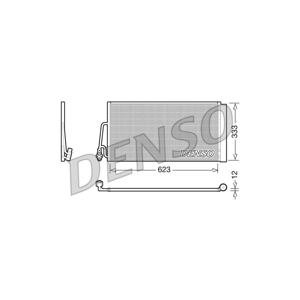 DENSO Kondensator, Klimaanlage DCN05102