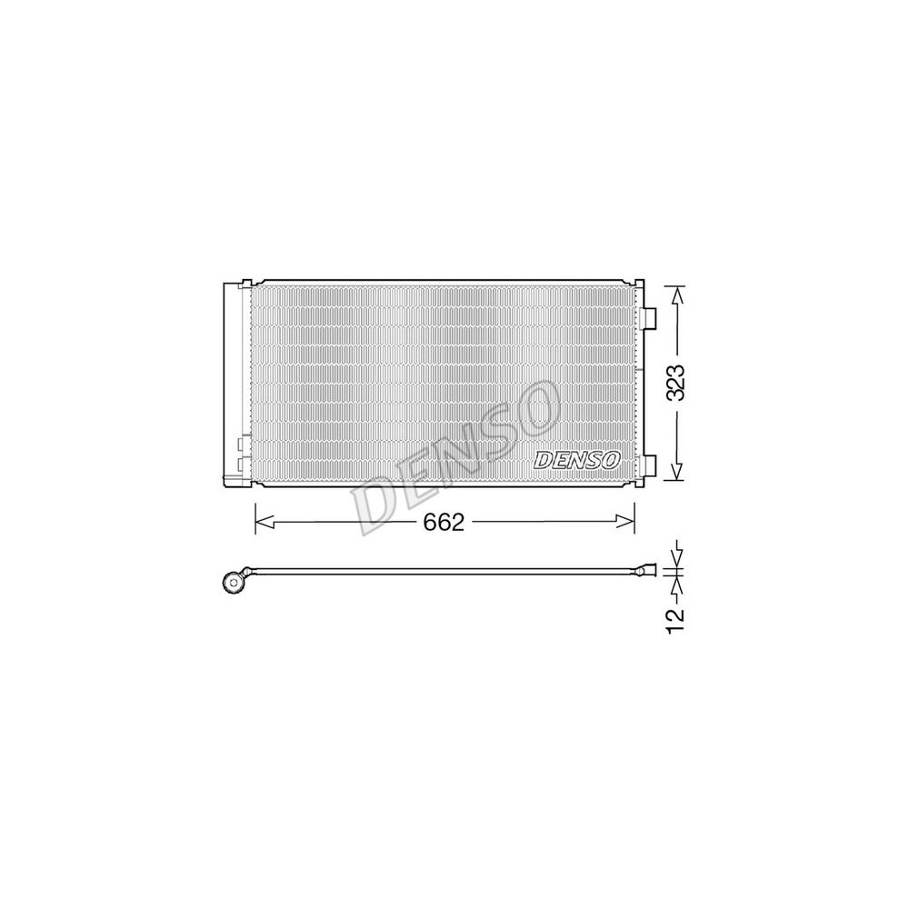 DENSO Kondensator, Klimaanlage DCN05103
