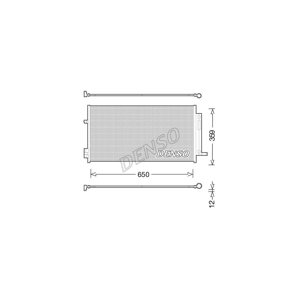 DENSO Kondensator, Klimaanlage DCN06016