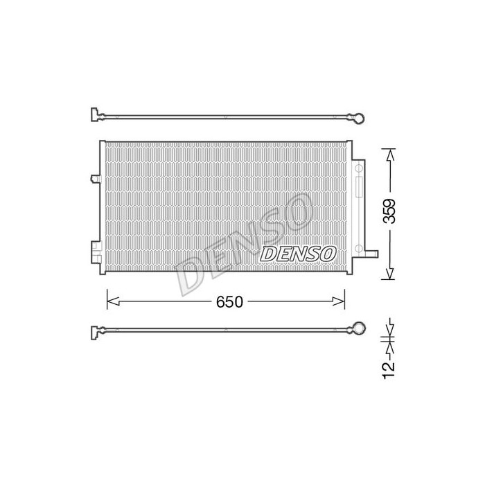DENSO Kondensator, Klimaanlage DCN06016