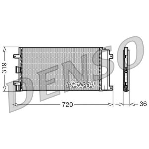 DENSO Kondensator, Klimaanlage DCN09042
