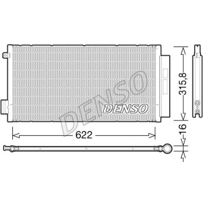 DENSO Kondensator, Klimaanlage DCN09044