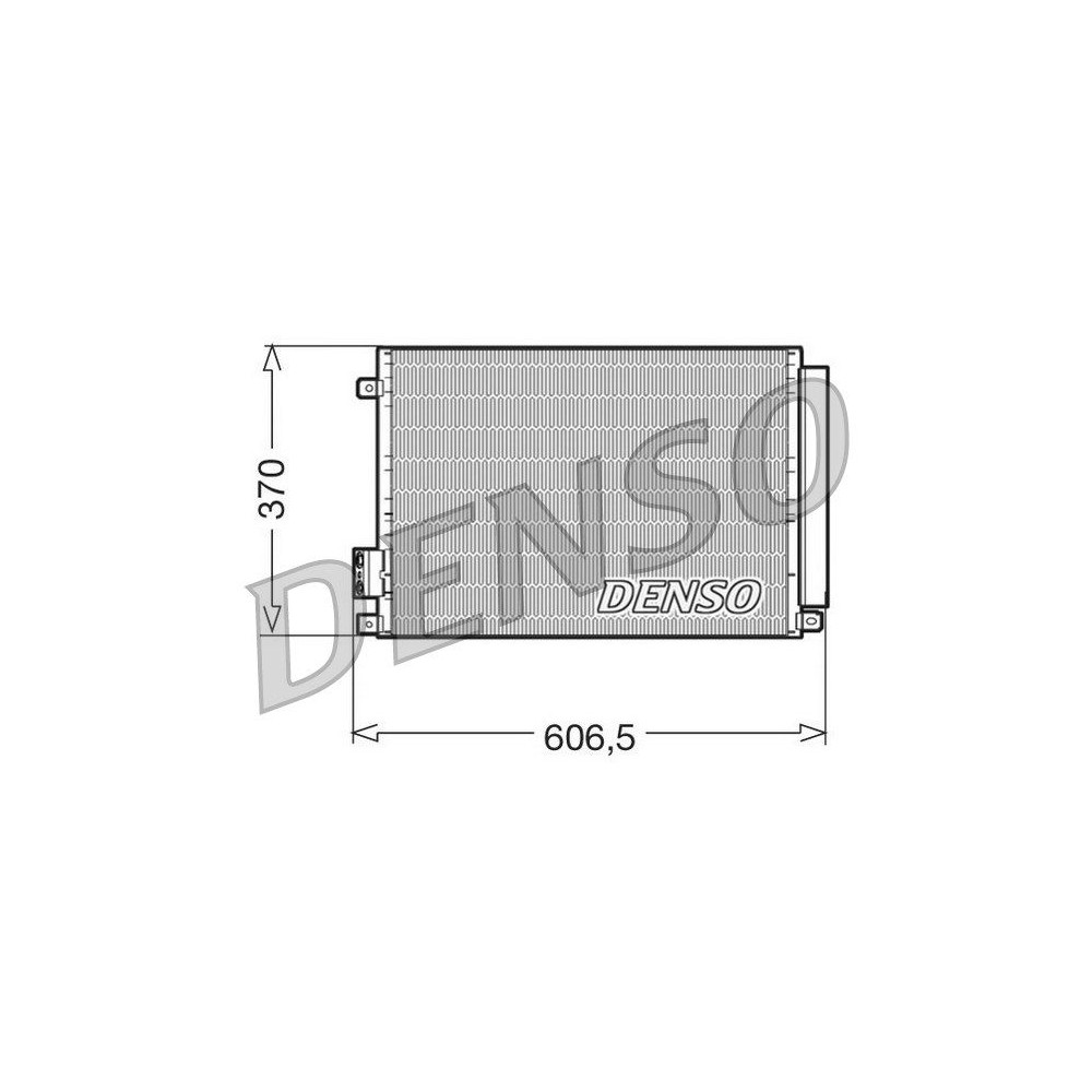 DENSO Kondensator, Klimaanlage DCN09045