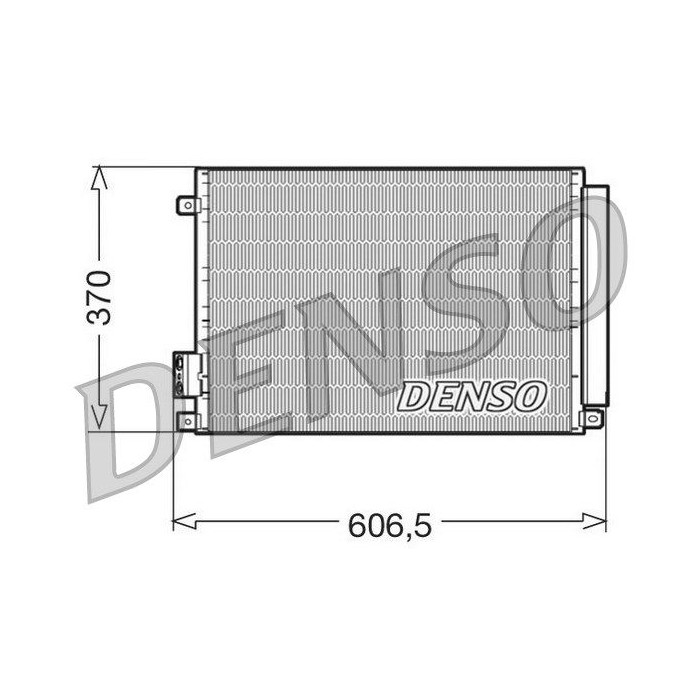 DENSO Kondensator, Klimaanlage DCN09045