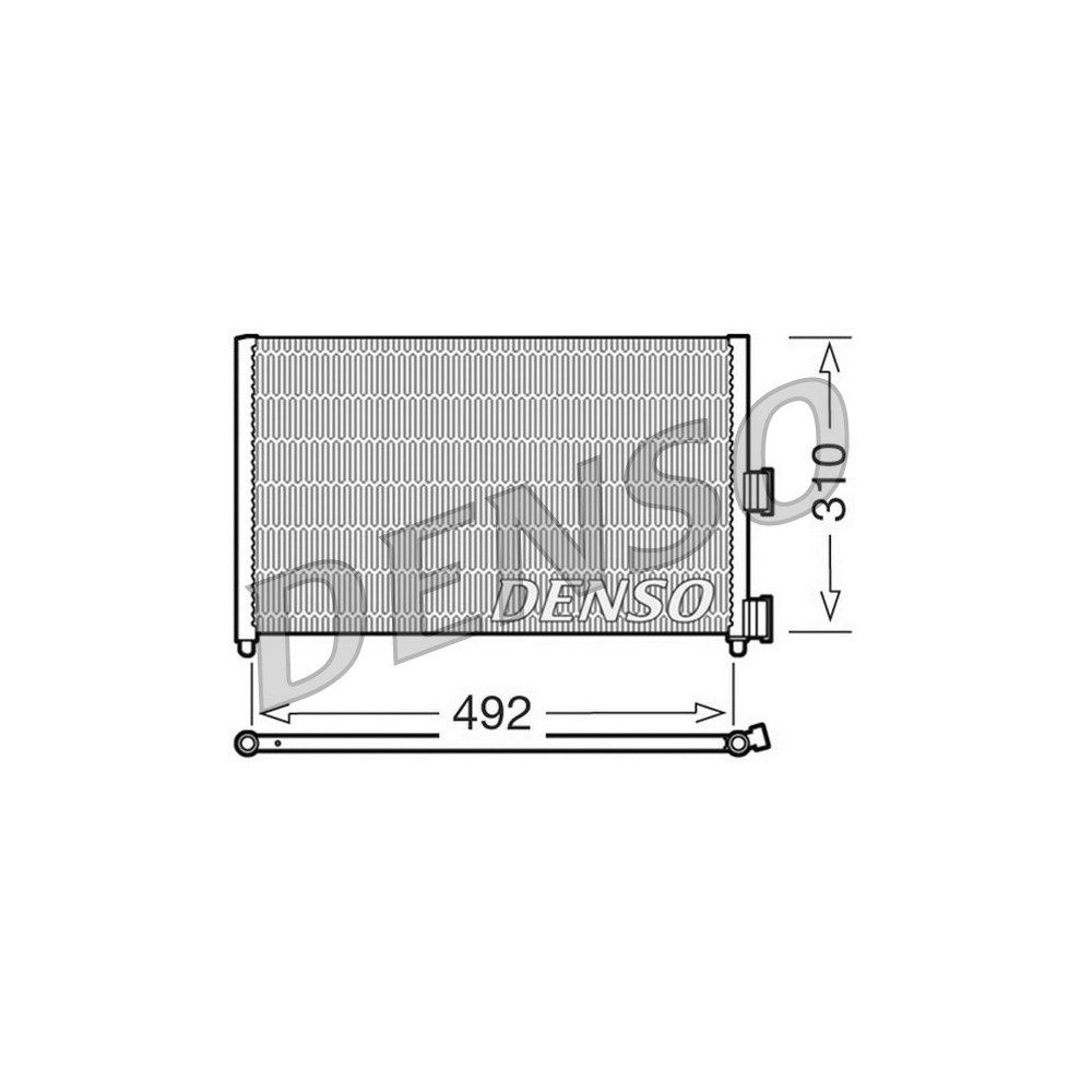 DENSO Kondensator, Klimaanlage DCN09071