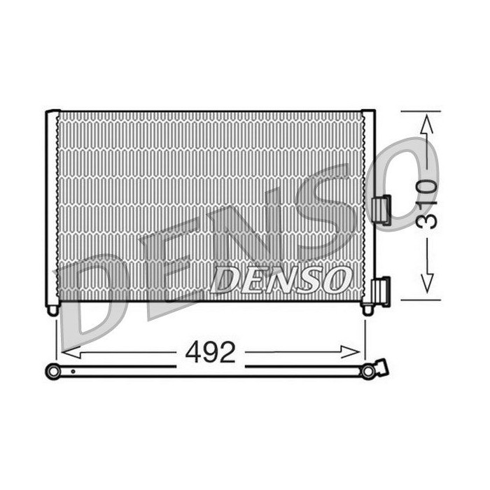 DENSO Kondensator, Klimaanlage DCN09071