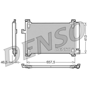 DENSO Kondensator, Klimaanlage DCN09083