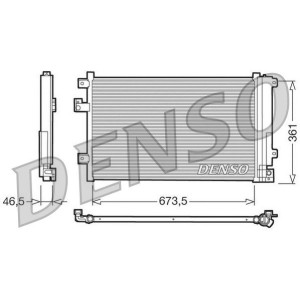 DENSO Kondensator, Klimaanlage DCN09084