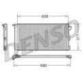 DENSO Kondensator, Klimaanlage DCN09105