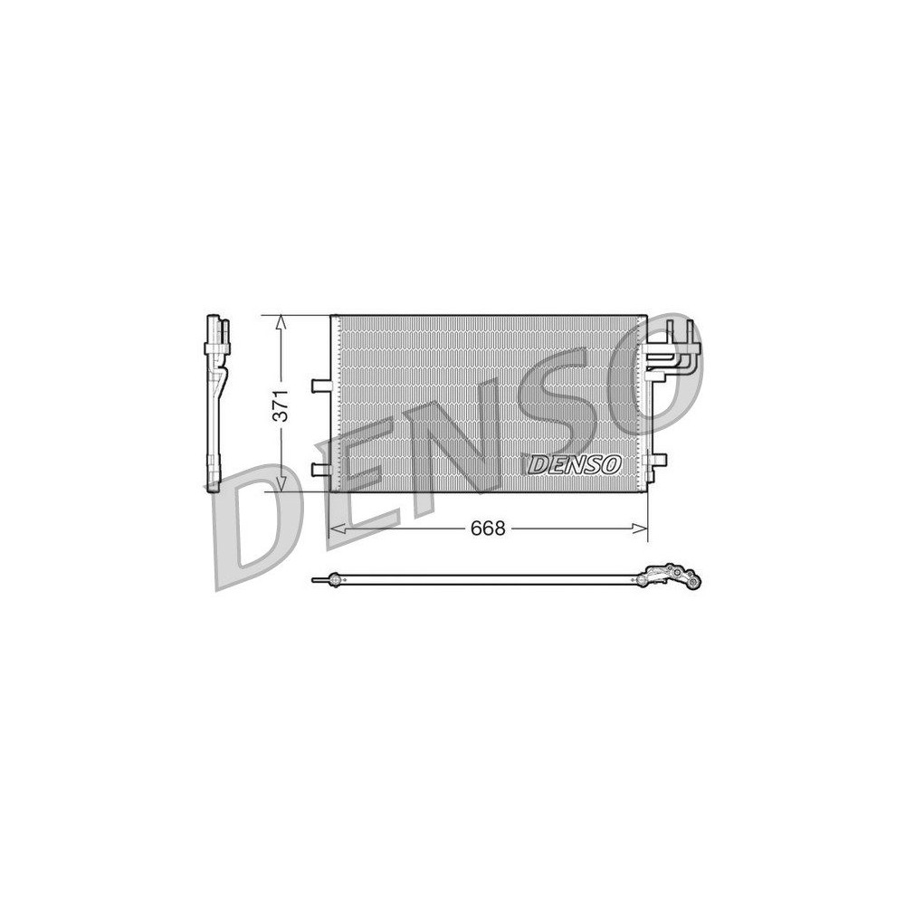 DENSO Kondensator, Klimaanlage DCN10007