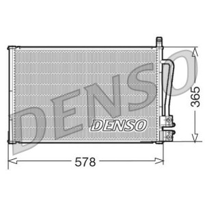 DENSO Kondensator, Klimaanlage DCN10008