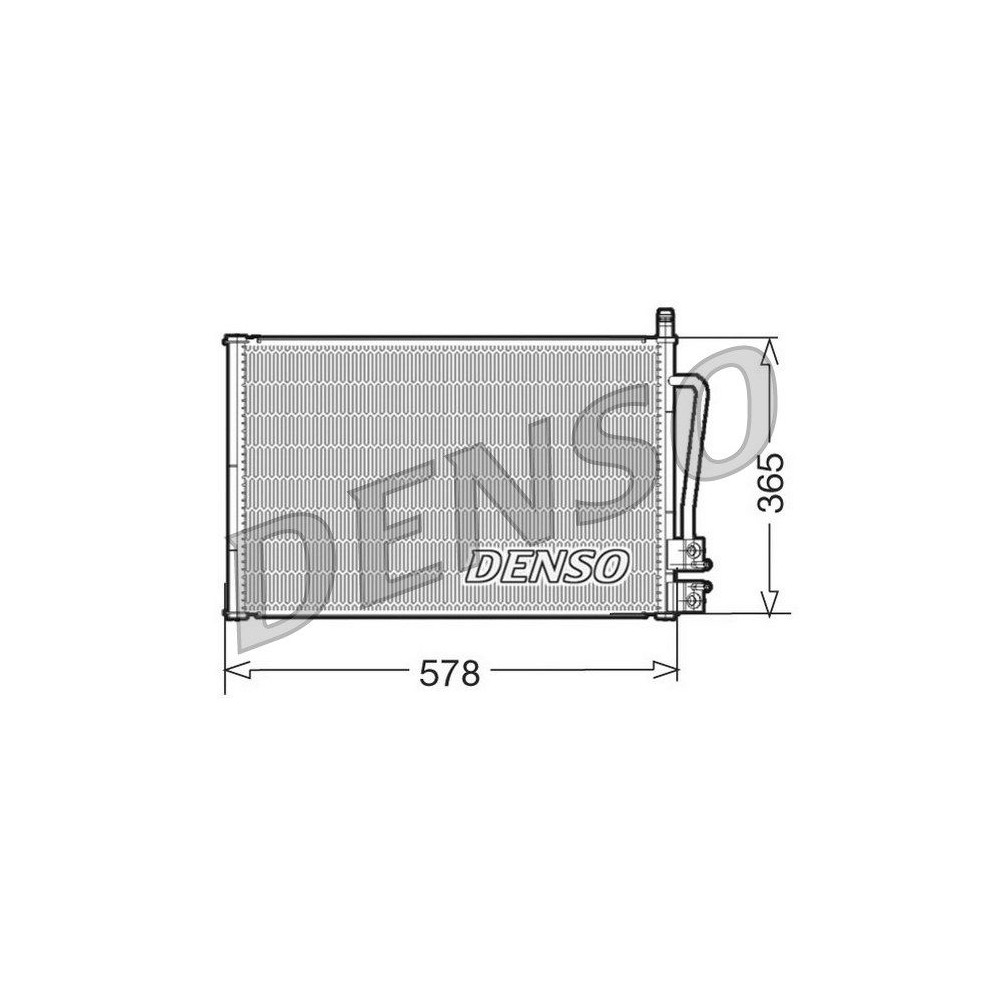 DENSO Kondensator, Klimaanlage DCN10008