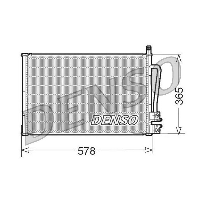 DENSO Kondensator, Klimaanlage DCN10008