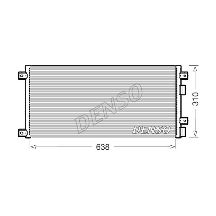 DENSO Kondensator, Klimaanlage DCN12006