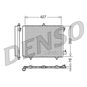 DENSO Kondensator, Klimaanlage DCN21009