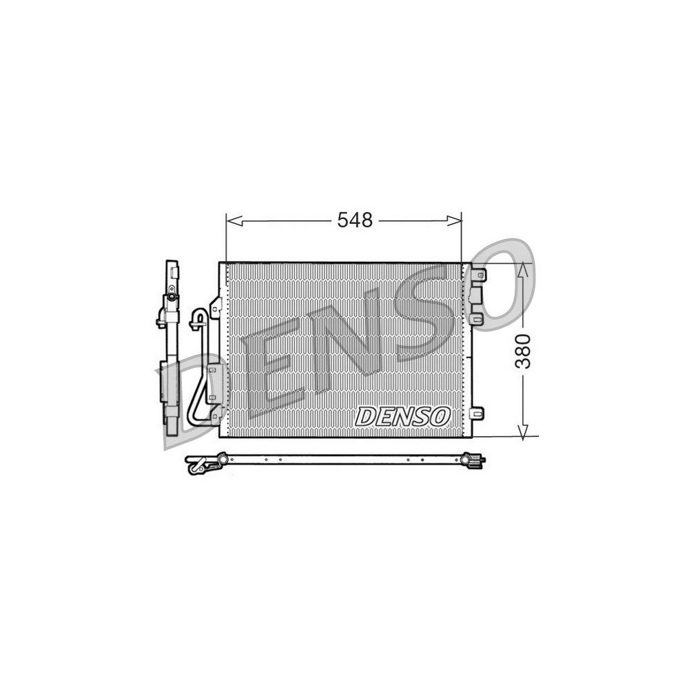 DENSO Kondensator, Klimaanlage DCN23008
