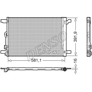 DENSO Kondensator, Klimaanlage DCN32024