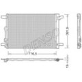 DENSO Kondensator, Klimaanlage DCN32024