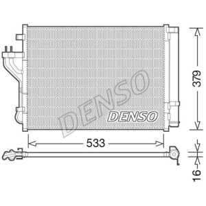 DENSO Kondensator, Klimaanlage DCN41004