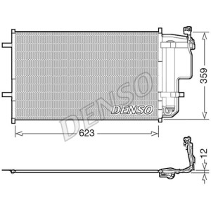 DENSO Kondensator, Klimaanlage DCN44011