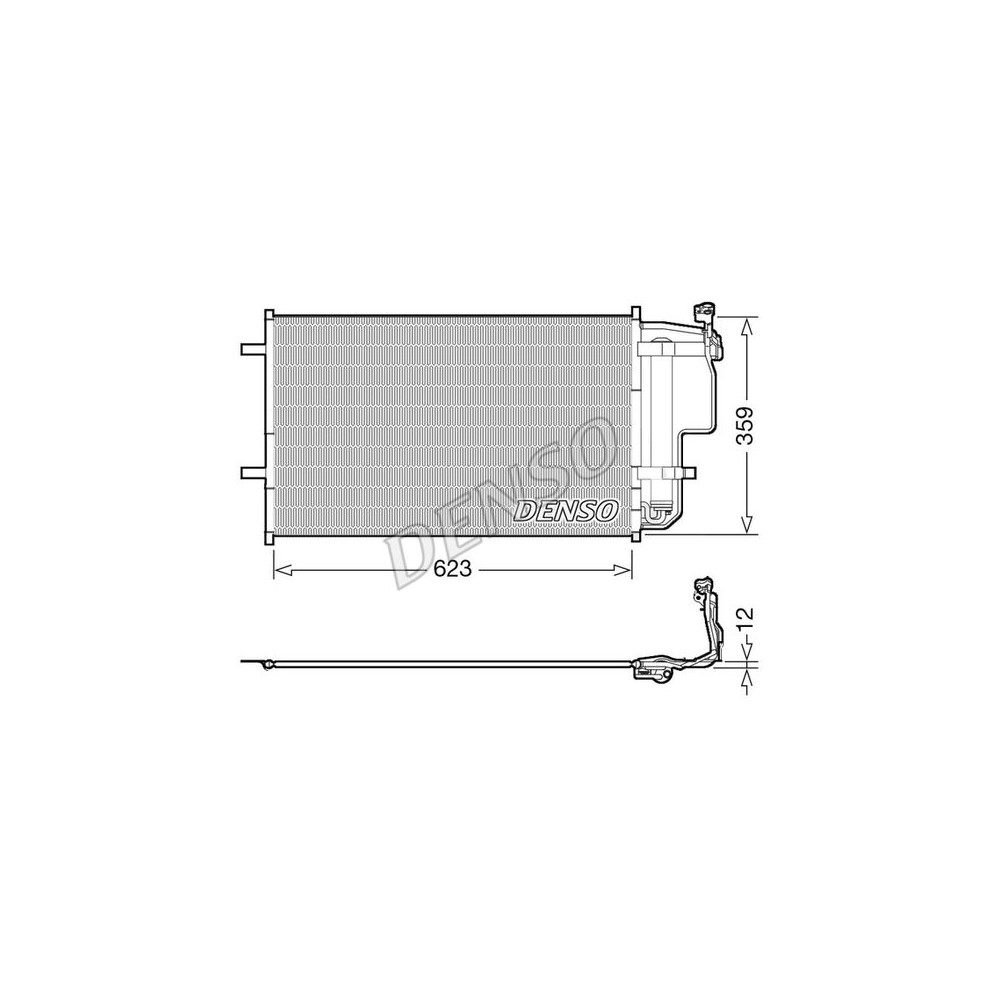 DENSO Kondensator, Klimaanlage DCN44011
