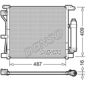 DENSO Kondensator, Klimaanlage DCN46019