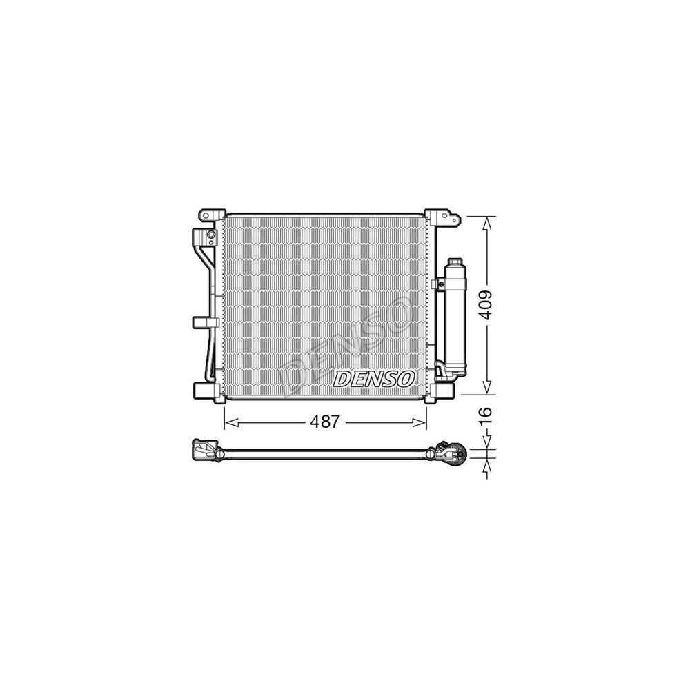 DENSO Kondensator, Klimaanlage DCN46019