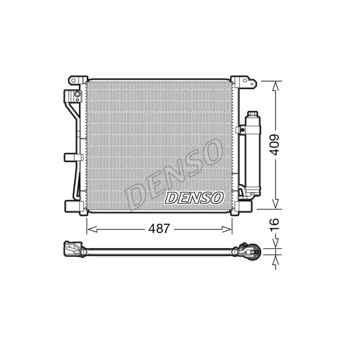 DENSO Kondensator, Klimaanlage DCN46019