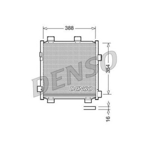 DENSO Kondensator, Klimaanlage DCN50040