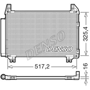 DENSO Kondensator, Klimaanlage DCN50101