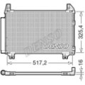 DENSO Kondensator, Klimaanlage DCN50101