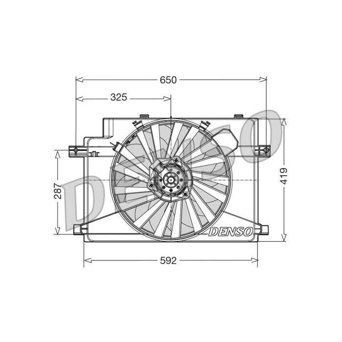 DENSO Lüfter, Motorkühlung DER01006