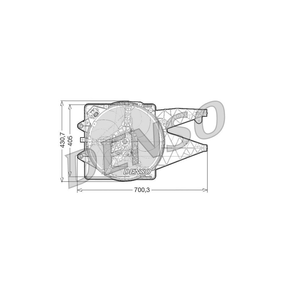 DENSO Lüfter, Motorkühlung DER01021