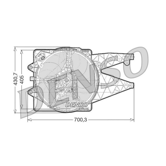 DENSO Lüfter, Motorkühlung DER01021