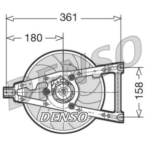 DENSO Lüfter, Motorkühlung DER09011