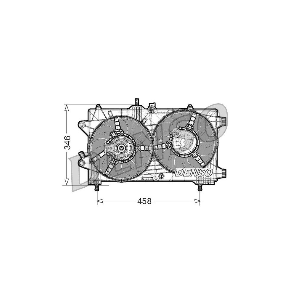 DENSO Lüfter, Motorkühlung DER09044