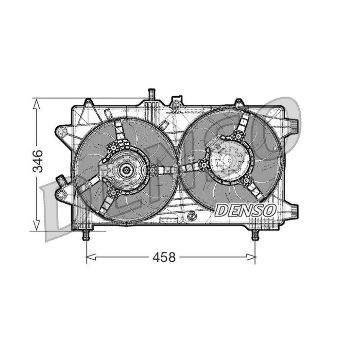 DENSO Lüfter, Motorkühlung DER09044