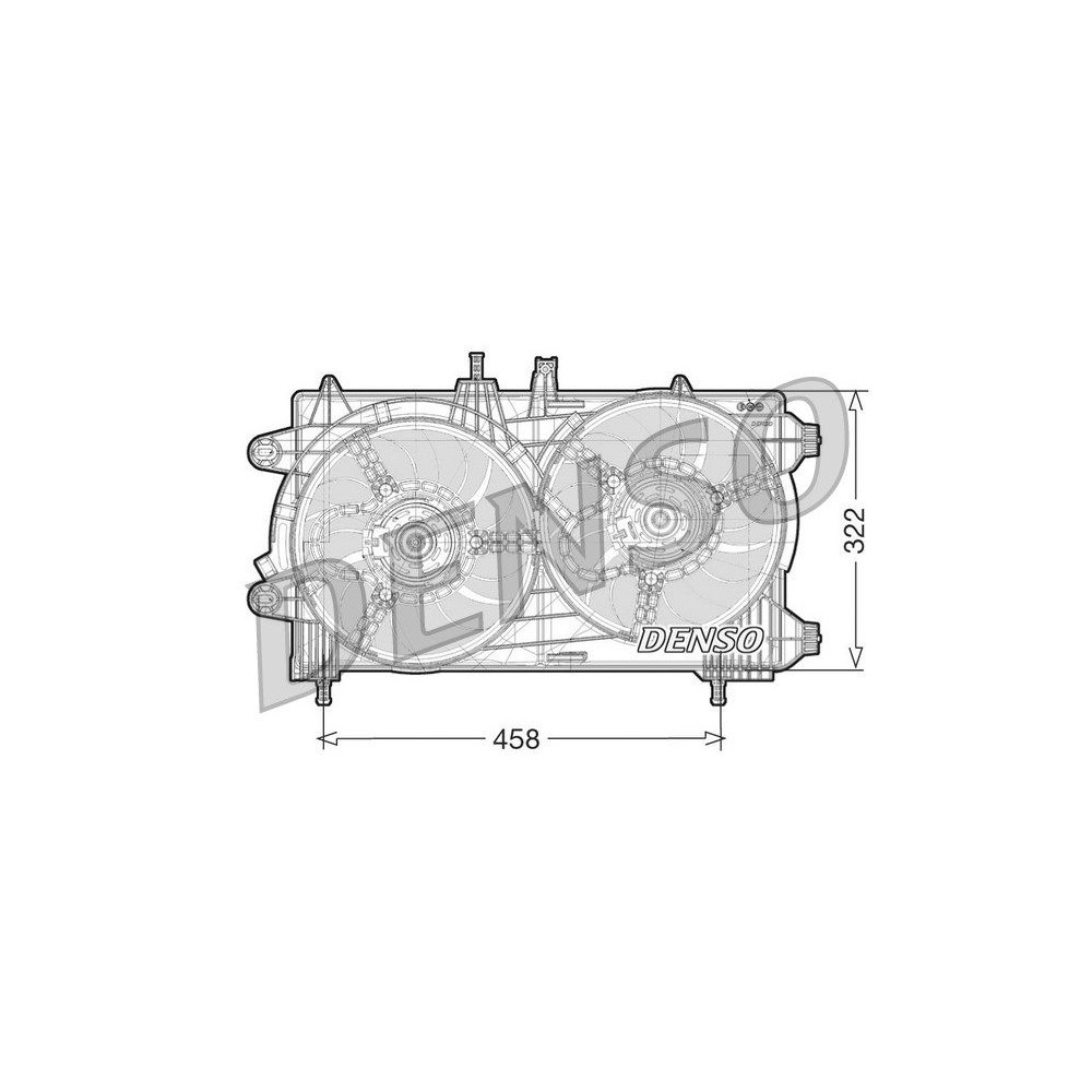 DENSO Lüfter, Motorkühlung DER13008