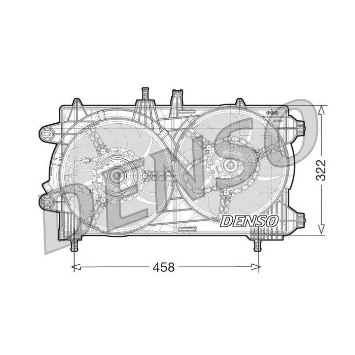 DENSO Lüfter, Motorkühlung DER13008