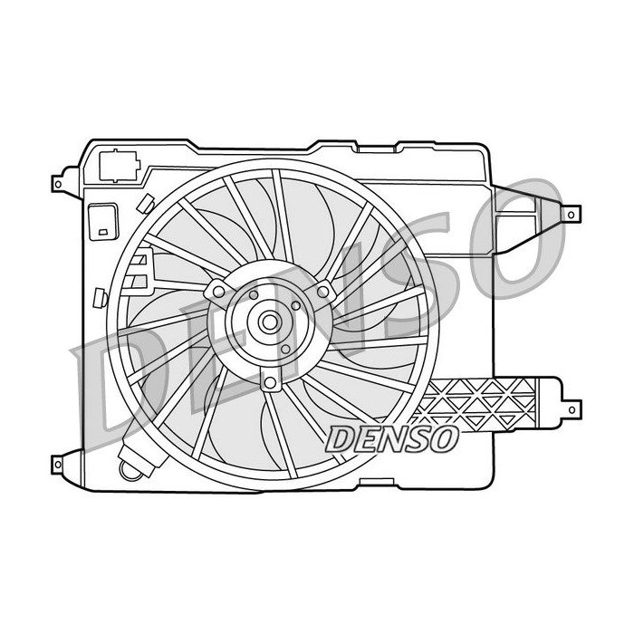 DENSO Lüfter, Motorkühlung DER23002