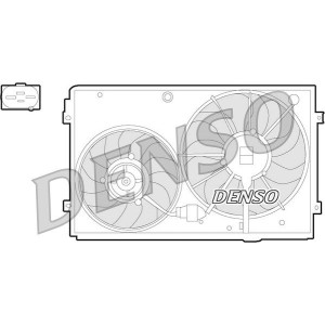 DENSO Lüfter, Motorkühlung DER32011