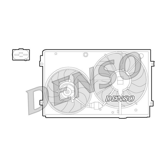 DENSO Lüfter, Motorkühlung DER32011