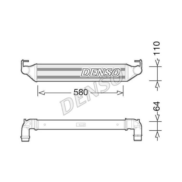 DENSO Ladeluftkühler DIT06002