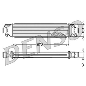 DENSO Ladeluftkühler DIT09107