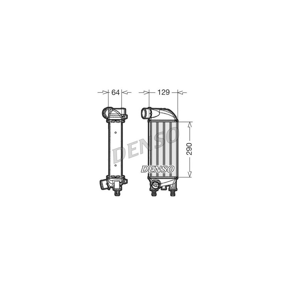DENSO Ladeluftkühler DIT09110