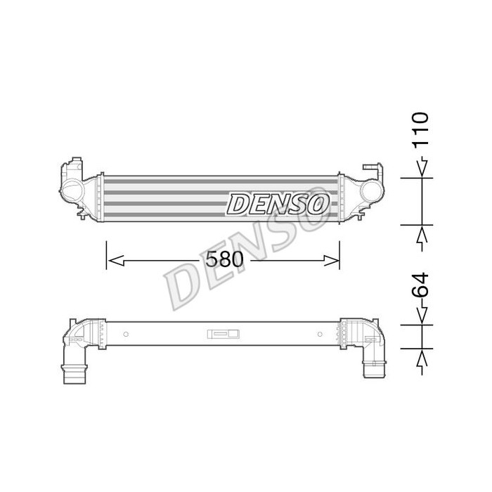 DENSO Ladeluftkühler DIT09117