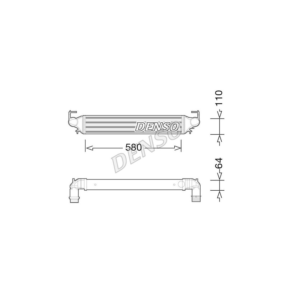 DENSO Ladeluftkühler DIT09118